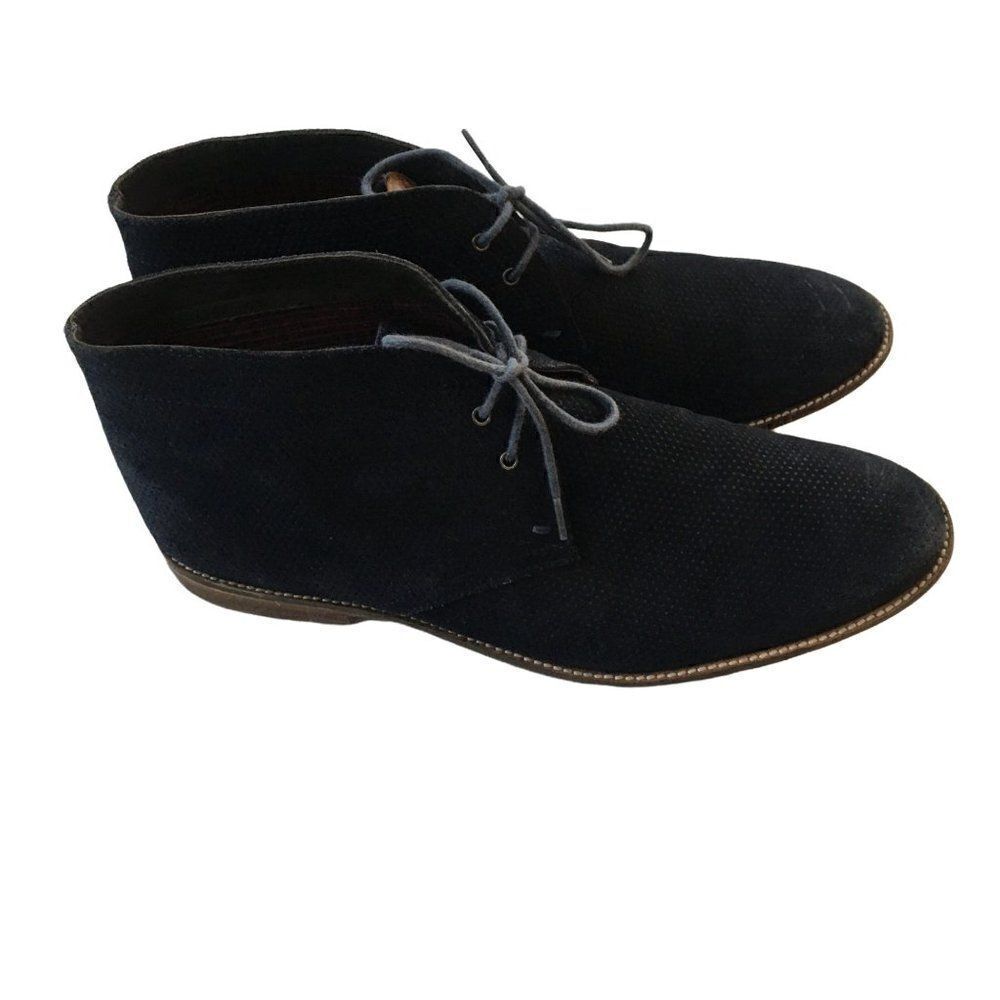 BEN SHERMAN Navy Blue Men Boots